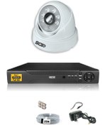 Resim IDS D-2028HD-SET1-NOHDD 1 Kameralı 1080P Full HD 5 MP Sony Lensli Kamera Seti - 2028 