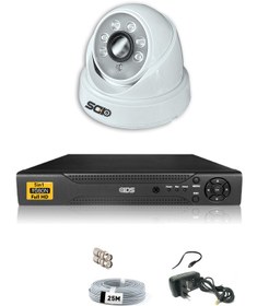 Resim IDS D-2028HD-SET1-NOHDD 1 Kameralı 1080P Full HD 5 MP Sony Lensli Kamera Seti - 2028 