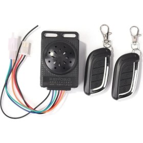 Resim Pengfushop5 Uzaktan Kumanda Elektrikli Scooter Alarm Güvenlik Sistemi Su Geçirmez Toz Geçirmez E-Bisiklet Moped 110DB Akıllı Hırsızlığa Karşı Alarm (Yurt Dışından) 