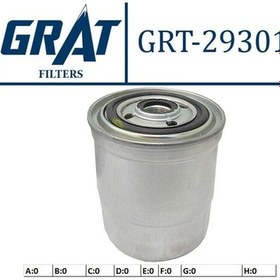 Resim GRAT 29301 Mazot Filtresi Besta Bongo Yeni Model Ceres / E2200 94-98 2.5D 4Wd 78Hp 