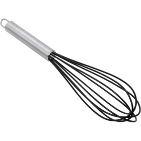 Resim Feyza Design Silikon Yumurta ve Çikolata Çırpıcı, 30 Cm, Çelik Saplı, Çok Amaçlı 