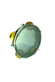 Resim Unosell Zilli Tef Plastik Derili 22 cm, Tef Tambourine Riq Marine W / Cymbals 