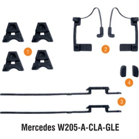 Resim Mercedes W205 C180 C200 C300 Sunroof Tamir Takımı 