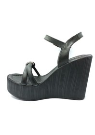 Resim Punto 292020 Siyah Taşlı Dolgu Taban Kadın Ayakkabı Siyah 