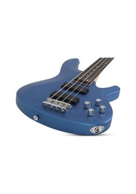 Resim Schecter C-4 Deluxe Bas Gitar Satin Metallic Blue 