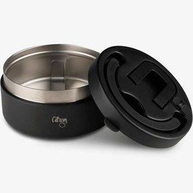 Resim Citron Separatörlü Paslanmaz Çelik Yemek Termosu 400 Ml - Black 1196731 
