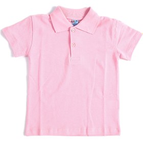 Resim Genel Markalar Pembe Kısa Kol Okul Çocuk Lakos Tişört/T-shirt - 80238-Pembe 