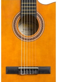 Resim Valencia Vc104tcvt Elektro Klasik Gitar Sap Çelikli 4/4 Naturel 