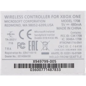 Resim XBOX One XBOX Elite Kol Tamir Etiketi Yedek Parça XBOX Kol Tamir Sticker Beyaz 