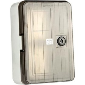 Resim Çetsan Pano Polyester 22x31x14 Kilitli Saç Tabanlı Şeffaf Kapaklı 