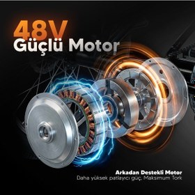Resim Stradacycles E-VIBE Hidrolik Disk Üç Tekerlekli Elektrikli Bisiklet 