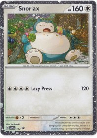 Resim Snorlax Cosmos Holo 122 - Pokemon Promo - Pokemon Kartı Mint 