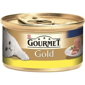 Resim Gourmet Gold Kıyılmış Tavuklu Konserve Yetişkin Kedi Maması 48 x 85 G 