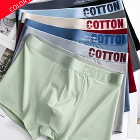 Resim 3'lü Paket Erkek İç Çamaşırı, Gençler İçin Rahat Nefes Alabilen Külotlar, Spor Esnek Boxer, Klasik 