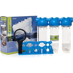 Resim Sulook Atlas 10''italyan 3'lü Kuyu Suyu Ve Bina Daire Girişi 3/4 Filtre 