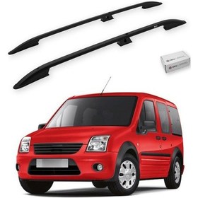 Resim Turtle Ford Connect 2002-2012 / Kısa Şasi Arası Uyumlu Tavan Çıtası Crown Siyah Siyah 