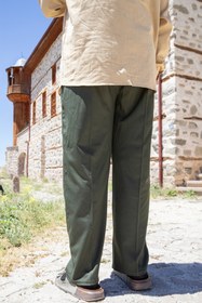 Resim MyReal Likralı Pamuk Soft Kumaş Şalvar Pantolon 