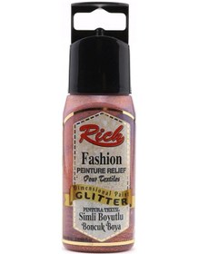 Resim Rich Boyutlu Boncuk Boya 60Cc Simli Bronz 