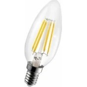 Resim Ecolite 4 W E14 Rustik Mum Led Ampul Gunışığı 