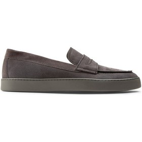 Resim Deery Hakiki Süet Gri Loafer Erkek Ayakkabı - 01870mgrıc01 Gri 