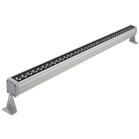 Resim 100 Cm Wallwasher Led Bina Dış Duvar Aydınlatma Yeşil Işık Gri 
