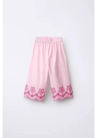 Resim Miniko Kids Kız Çocuk Lazer Kesim Pantolonlu Takım Pembe 