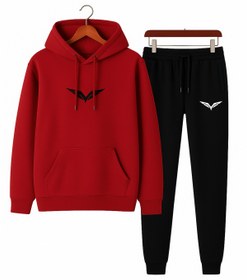 Resim classy moda Unisex 2’li Eşofman Takımı | Minimal Nakış Detaylı Kapüşonlu Sweat ve Alt Üst Rahat Günlük Stil 