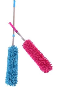 Resim STOREMAX 130 Cm Teleskopik Uzatılabilir Mikrofiber Yumuşak Başlıklı Toz Alma Fırçası, Püskülü, Bükülebilir Di 