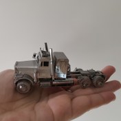 Resim 3D Metal Puzzle DIY Üç Boyutlu Model Kiti Mühendislik Araç Kamyon Modeli Üç Boyutlu Metal Puzzle El Yapımı Montaj Modeli Kız Arkadaşa Hediye Tatil Hediyesi Noel Hediyesi Masaüstü Süs Modeli 