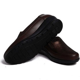 Resim Bestello Bağcıksız Poliüretan Taban Comfort 017-p27 Kadın Ayakkabı Kahve Bakır 