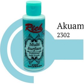 Resim Rich Multi Surface Her Yüzey Akrilik Boya 120 Cc. 2302 Akuamarin 