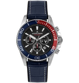Resim Jacques Lemans 1-2206d Lıverpool Dıver Erkek Kol Saati Gümüş - Mavi 