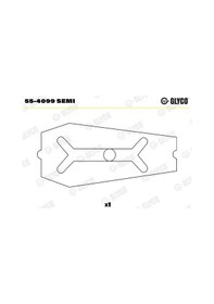 Resim Glyco 554099semı Piston Kol Burcu 500329617 