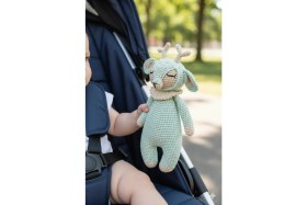 Resim PremiumPort Sevimli Amigurumi Geyik Oyuncak, Renkli ve Yumuşak Hediye Alternatifi 