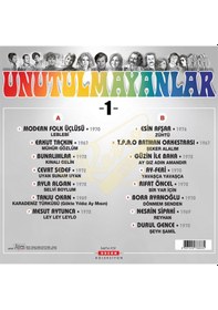 Resim Unutulmayanlar 1 - Karışık Sanatçılar LP. 33'Lük Plak 