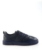 Resim Bambi Lacivert Hakiki Deri Erkek Sneaker E01811410743 