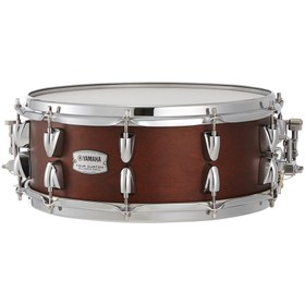 Resim Yamaha TMS1455CHS Tour Custom Maple 14" x 5.5" Snare Trampet (Chocolate Satin) 