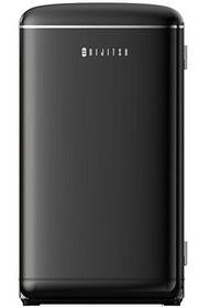 Resim DB120 Retro Siyah Buzdolabı 