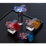 Resim Zoli Led Işıklı Motosiklet,Araba,Bisiklet Süs Uçağı Rüzgarla Çalışan Pilsiz, Kırmızı-Mavi Işık Efektli 