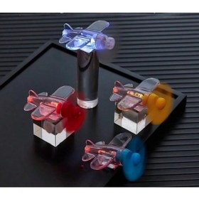 Resim Zoli Led Işıklı Motosiklet,Araba,Bisiklet Süs Uçağı Rüzgarla Çalışan Pilsiz, Kırmızı-Mavi Işık Efektli 