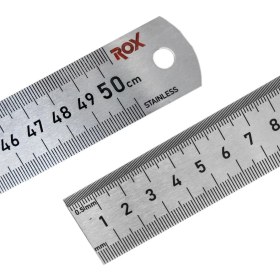 Resim Normadia Çift Taraflı Çelik Cetvel 500 Mm, Hassas ve Dayanıklı Ölçüm Aracı 