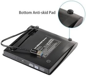 Resim Harici DVD RW USB 3.0 Ultra İnce CD DVD Yazıcı Okuyucu – Laptop & PC Uyumlu, Taşınabilir Optik Sürücü, Windows & Mac Destekli 