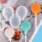 Resim 1 adet Silikon Balon Fondan Kalıbı - Çikolata, Puding, Şeker, Tatlı, Buz Küpleri, Çiğneme Pastası, Sabun, Cupcake Üstleri, Dondurma için 3D Şekil - Elektriksiz Mutfak Pişirme Aracı Süs Gereçleri, Pişirme Temel Gereçleri | Oyuncak Tasarımı | Dayanıklı Silikon 
