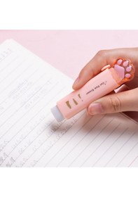 Resim Pati Silgi Pvc Kırtasiye Hediyelik Gift Kedi Pençe Pembe Kurşun 