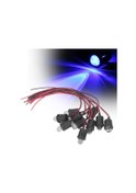 Resim Lemestar 10 Adet 12v 10mm Mavi Led Diyoüt Işık - Su Geçirmez Kablolu Sabit Akım - Yüksek Parlaklık - Araç, Gemı, Ev Işıgı Uygulamaları 