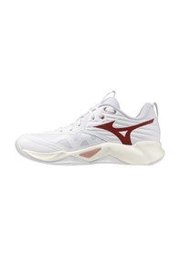 Resim Mizuno Wave Momentum Pro Kadın Voleybol Ayakkabısı Beyaz / Kırmızı Çok Renkli 