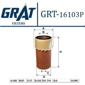 Resim GRAT 16103P HAVA FİLTRESİ H100 MINIBÜS H100 95- / L300 2.5 D 78HP 