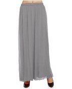 Resim Bulalgiy Kadın Gri Ipek Etek - Bga047209 