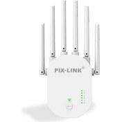 Resim Pıx-Lınk GAB-WR60T 6 Anten Access Poınt Repeater Router 1200MBPS 