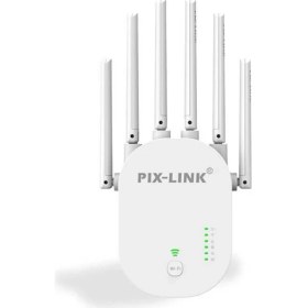 Resim Pıx-Lınk GAB-WR60T 6 Anten Access Poınt Repeater Router 1200MBPS 